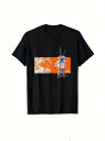 200gのコットン製Tシャツは、月面のような質感のオレンジ色の背景の前に立つロボットを前面に配し、ロボットの右側には「LIFE」の文字が白抜きで描かれ、SF的な雰囲気を醸し出している。