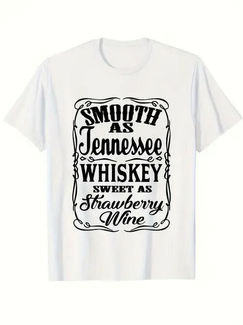200gのコットン製Tシャツで、フロントにはブラックの縁取りが施され、テキストはカントリー・ミュージック風のレトロなスタイル。