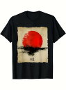 200gの黒の半袖Tシャツには、日本文化における自然や伝統の概念に関連する赤の日常という、典型的な日本の美学がプリントされている。素材はコットンで、着心地がよく、通気性があり、ゆったりとしたフィット感で、デイリーカジュアルに最適です。(4)