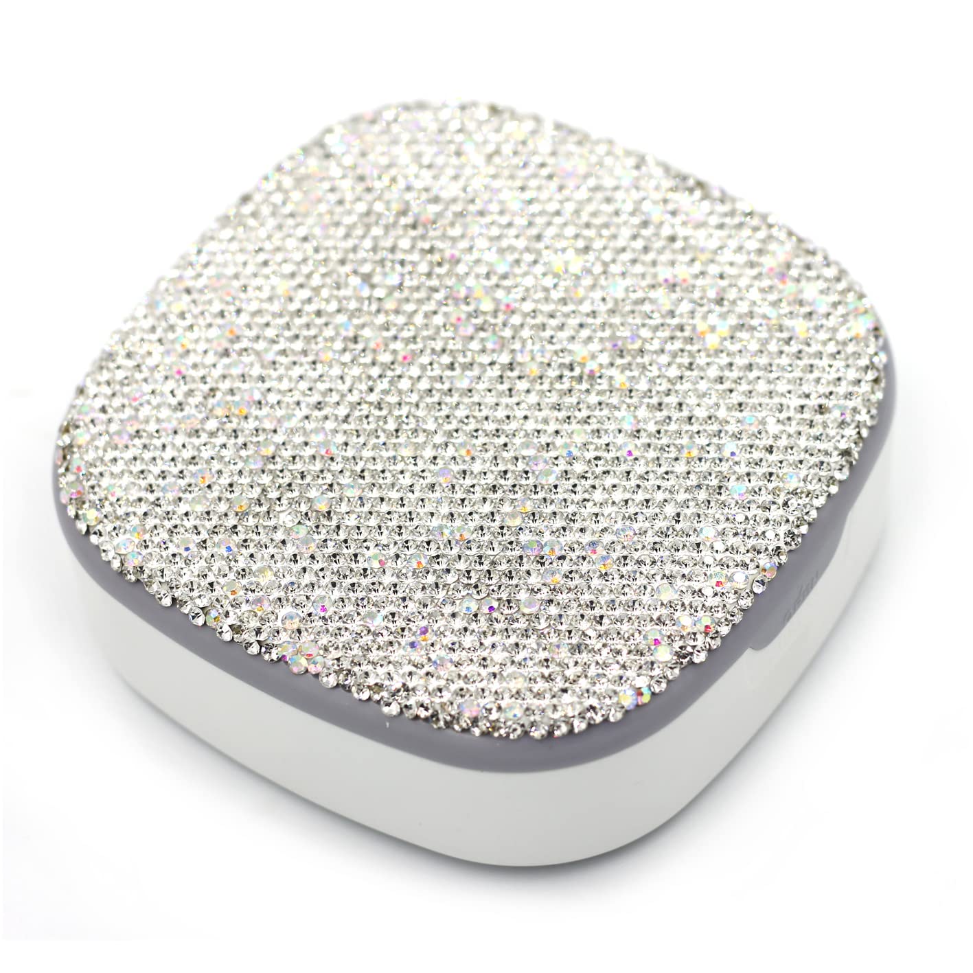 楽天エムーエムショップキラキラトラベルミニ口紅収納 ジュエリーボックス ディスプレイ収納 小さなジュエリートラベルケース オーガナイザー ポータブルジュエリーボックス ポータブルディスプレイ収納ボックス （ホワイト）