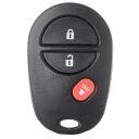 キーレスエントリーリモートカーキーフォブ 交換用 04-11 トヨタ ハイランダー セコイア シエナ タコマ (FCC 1470A-1T) 3ボタン 1パッド