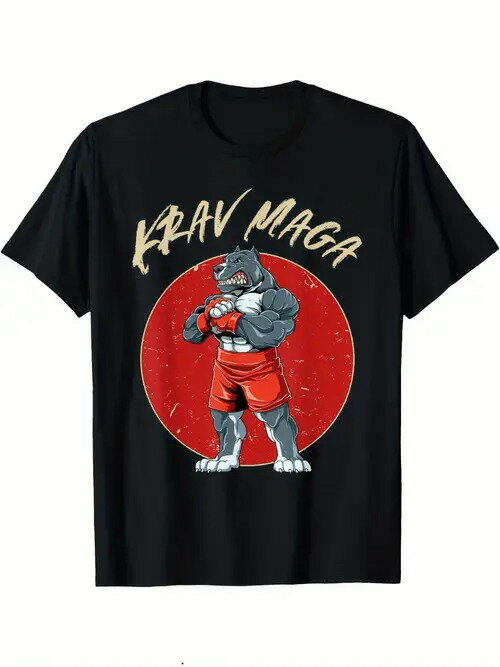 200gのコットンTシャツに「(クラヴマガ、護身術の一種)」とプリントされ、マッスルブルドッグのグラフィックと護身術/格闘術をテーマにしている。