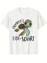 200g純綿のTシャツ萌え海亀+親子標語、宝のお母さん必携です!赤ちゃんにも普段着にも、「親子萌え」のさじ加減でほっこりします。