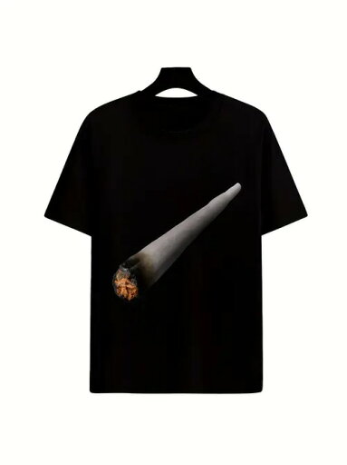 200gの純綿のTシャツはたばこの図案を印刷して、潮流は暗い設計です。 200gの純綿のTシャツはたばこの図案を印刷して、潮流は暗い設計です。