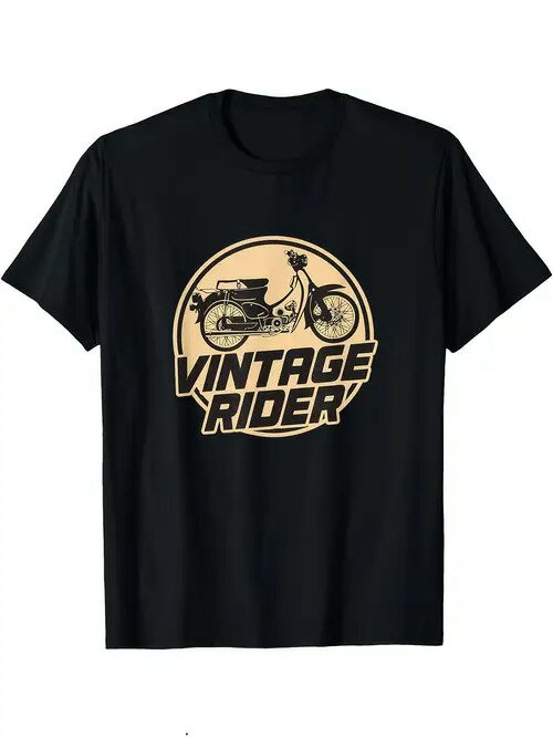 200gの綿のTシャツのレトロなオートバイの図案+を襲しに来て、自転車に乗る魂を直接いっぱい引きます!モーターサイクルショー、ロードローミング、ホルモンフィルター付きの黒Tを着て、レトロな騎士のロマンです