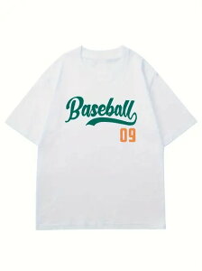 200gストリームアートフォント"Baseball"×蛍光オレンジ09背番号セットです スウェットカットデザイン:ユニフォームの動きを模したダイナミックなデザインです シーン:野球リーグ応援/アメリカンスクール/スポーツテーマストリートショットです。
