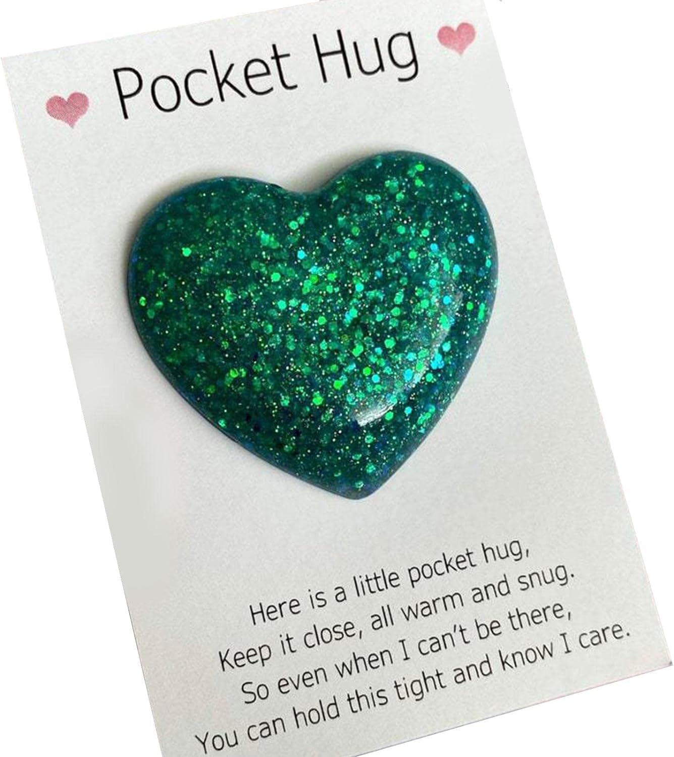 ハートトークン グリーティングカード付き 記念品 応援ギフト 友達 同僚 家族 遠隔 社交 封鎖中 紙カード カードストック グリーティングカード