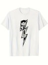 200グラム綿Tシャツ雷傷跡+文字要素、ハファン排他的な風!ハリー・ポッターファン、魔法ファン必見!