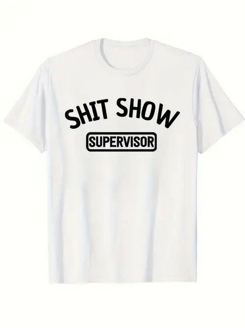 200g純綿Tシャツのお茶目な標語、職場のおしゃれです!バイト、ダンディ必須、日常着、街着、「遊びネタ」が炸裂していて面白いです。