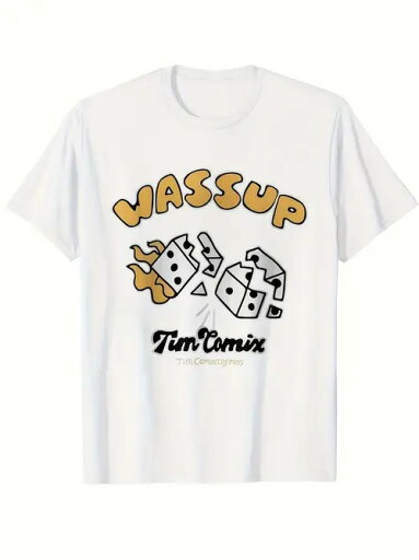 純綿Tシャツ200g +サイコロ、変な潮趣です!おしゃれな人も、遊び好きな人も、日常着も、街着も、「遊び気分」が炸裂していて面白いです。