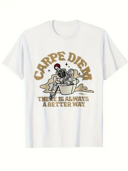 スカル・バスタブがプリントされた200グラムのコットンTシャツ！ヒップスターたちのマストアイテムで、..