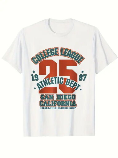 ヴィンテージ・バーシティ・ロゴ入りの200gコットンTシャツ!ヴィンテージファンとスポーツファンのマストアイテム。 ヴィンテージ・バーシティ・ロゴ入りの200gコットンTシャツ!ヴィンテージファンとスポーツファンのマストアイテム。