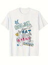 200gのコットンTシャツに手描きの落書き、カジュアルで癒し系!社交動物やアート好きにはたまらない、リラックス感抜群の普段着です!