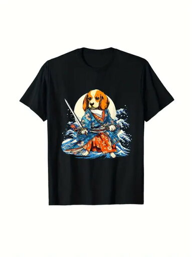 200gコットンTシャツ チキン、サムライ犬、文化的な楽しみのための楽しいブラックT!ストリートで、クールに、「アティチュード 」で着てください! 200gコットンTシャツ チキン、サムライ犬、文化的な楽しみのための楽しいブラックT!ストリートで、クールに、「アティチュード 」で着てください!