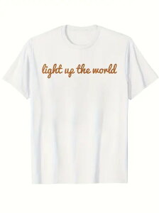 200グラム綿Tシャツシンプルな癒しのスタイル!文学青年、自己治癒党必入、文字組版、癒し感満載!