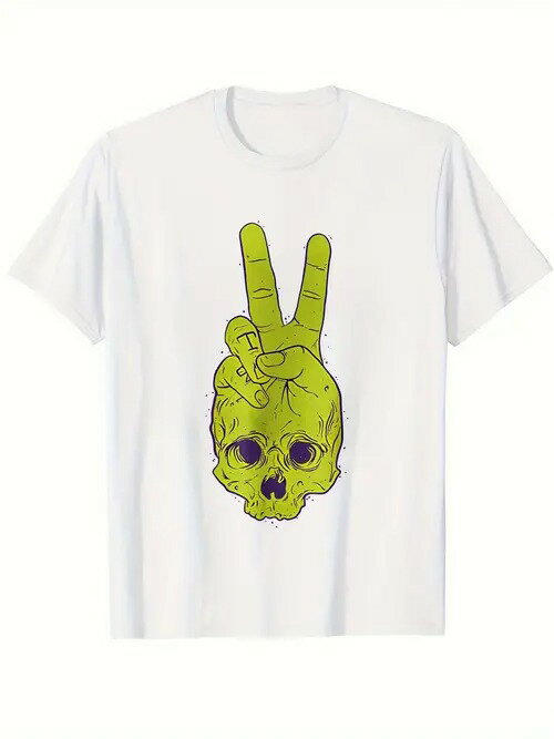 200gコットンTシャツドクロジェスチャー風！ヒップスターやテリアプレーヤーの必需品。イラスト的なタ..