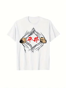 200グラム綿Tシャツ、白T +涙シャツ露 「平井」、創造的な爆発!ストリートスタイルとファミリーネームが目を引く、ストリートで着たい一枚。