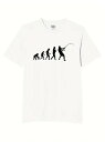 200gコットンTシャツ、白T+釣り人限定バージョンのエボリューション!釣りに、普段着に、「種族進化 」としての愛を身にまとう。(4)