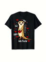 200gのコットンTシャツ、ミーアキャット・ラブ・ブラックT、キュートで面白い!街で着たり、動物にしゃぶりついたり、あなたの体に「かわいい」を身につけてください。