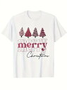 200gのコットンTシャツで、前面には4種類のクリスマスツリーのデザインがプリントされ、クリスマスツリーの色は主にピンクと紫で、全体的に甘く、クリスマスの雰囲気に溢れている。