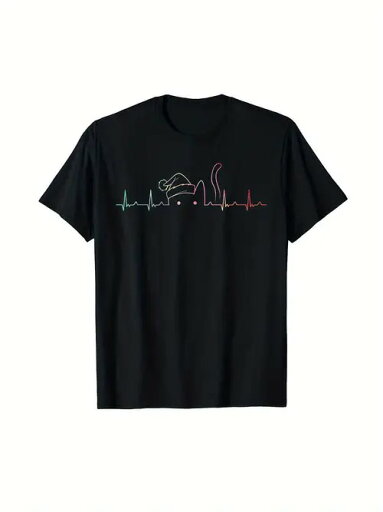 200gのコットン製Tシャツは、黒のTシャツに猫の輪郭を描くECGラインが斬新でユニークなデザイン。独創的なデザインが好きな人、個性的な表現を追求する人に適しており、ジーンズやスウェットパンツと合わせても、違いを見せることができる。 200gのコットン製Tシャツは、黒のTシャツに猫の輪郭を描くECGラインが斬新でユニークなデザイン。独創的なデザインが好きな人、個性的な表現を追求する人に適しており、ジーンズやスウェットパンツと合わせても、違いを見せることができる。