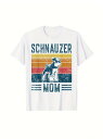 200gのコットン製Tシャツは、ホワイトのTシャツにヴィンテージ色のストライプを背景に、シェニール織のデザインとペットへの愛に満ちたテキストが組み合わされている。