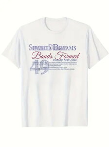 200グラム綿Tシャツ文学的な感情のスタイル!文学青年、夢の宴に入るべし、テキストレイアウト、癒し感満載。