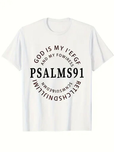 200gのコットン製Tシャツで、黒と赤の文字が前面にプリントされ、中央に大きな黒の文字が入った円を囲み、全体的に宗教色を帯びたスタイルとなっている。 200gのコットン製Tシャツで、黒と赤の文字が前面にプリントされ、中央に大きな黒の文字が入った円を囲み、全体的に宗教色を帯びたスタイルとなっている。