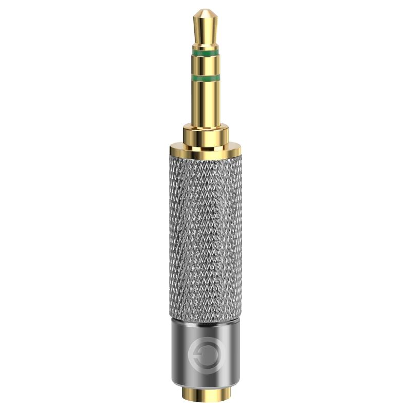 乐天商城 - Geekria 3.5mm (1/8'') オス から 2.5mm メス ヘッドフォン Plug アダプター、 変換オーディオ Plug、3.5mm (1/8 インチ) to 2.5mm、オス - メス プラグ アダプター 金メッキ (4.6cm) と互