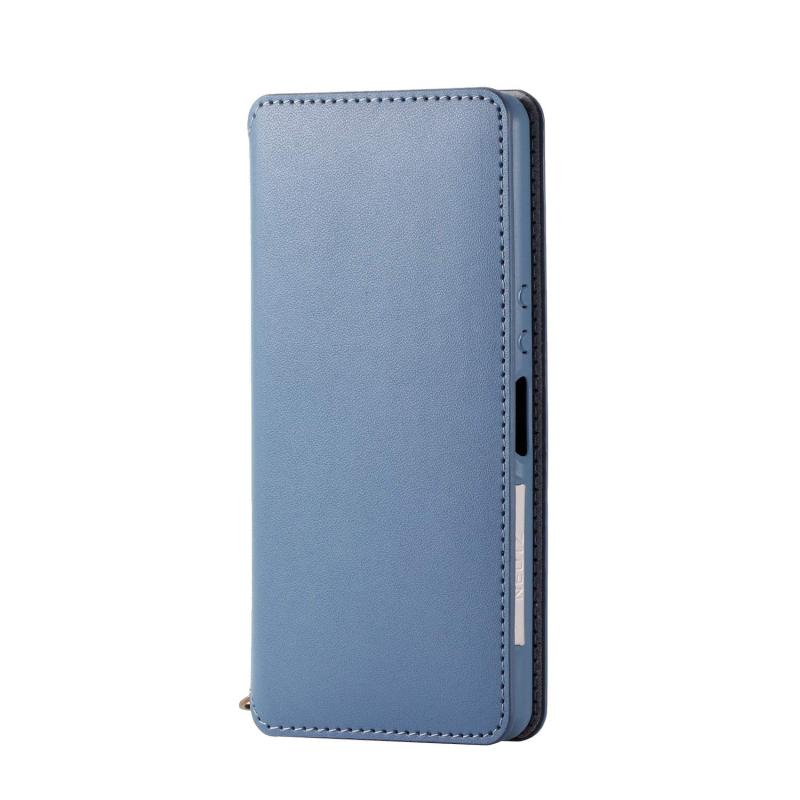 エレコム Xperia Ace ケース 手帳型 NEUTS ソフトレザー モダン×カジュアル [心地よいスタンダード] マグネット付き スタンド機能 Made for XPERIA ブルー PD-XACEPLFY2BU