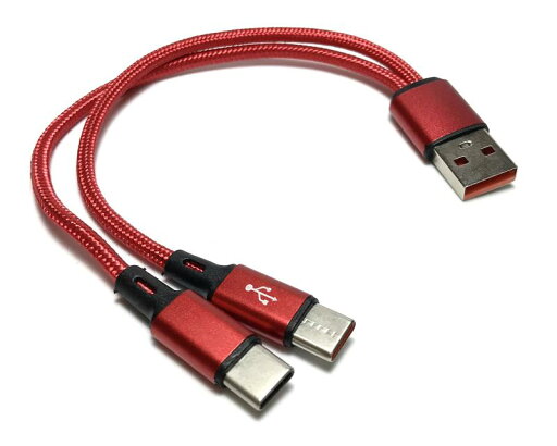 Access 【 5A急速充電 20cm 】 USB 二股ケーブル 2重編み, USB A オス to USB タイプC 2 オス Y字2分岐ケーブル, 2 in 1 USBタイプC Yスプリッタケーブル + マイクロファイバークロス付き USB59R- Access 【 5A急速充電 20cm 】 USB 二股ケーブル 2重編み, USB A オス to USB タイプC 2 オス Y字2分岐ケーブル, 2 in 1 USBタイプC Yスプリッタケーブル + マイクロファイバークロス付き USB59R-