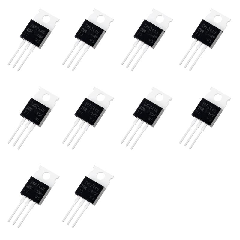 PENGLIN 10�� IRFZ44N IRFZ44NPBF MOSFET�ȥ�󥸥��� N����ͥ� IRFZ44 55V 49A ���롼�ۡ��� TO-220AB 3�ԥ�
