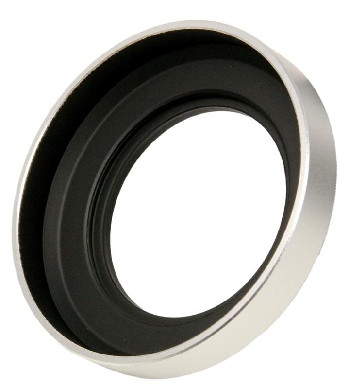 F-Foto HN-40 (シルバー, 金属製) レンズフード (対象レンズ: Nikon Z DX 16-50mm f/3.5-6.3 VR用, 互換品,日本の企業) C-HN40-S