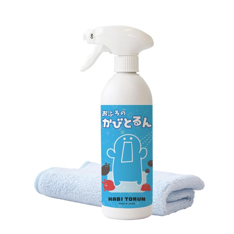 La kira お風呂のかびとるん 500ml お風呂 カビ取り 強力 除去 泡スプレー 黒カビ 赤カビ カビ取り剤 防カビ 洗浄剤 フォームタイプ ゴムパッキン タイル 天井 壁 掃除スプレー 浴室用洗剤