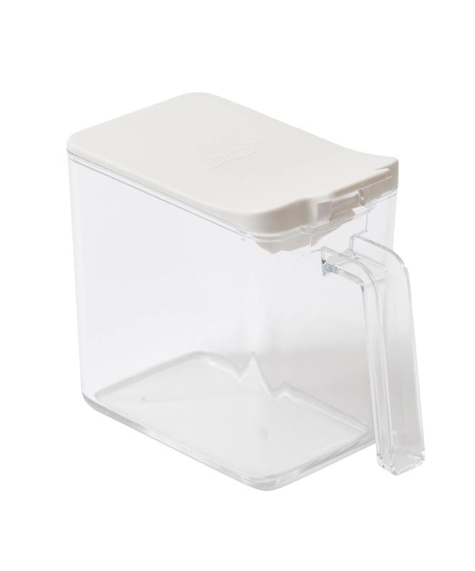 b2c スパイスコンテナ（ホワイト）｜サラサデザイン 調味料入れ 小麦粉 砂糖 塩 入れ おしゃれ スリム