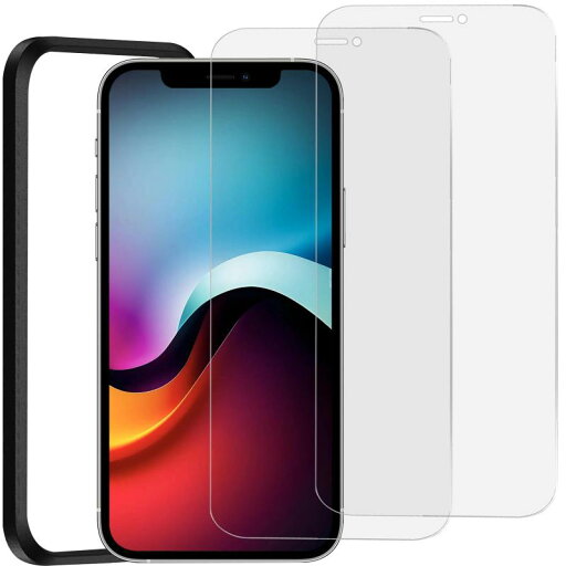 NT2Fアンチグレア iPhone12 / iPhone12Pro 用 ガラスフィルム 反射防止 アイフォン 12 / 12プロ 強化ガラス 保護フィルム 指紋防止 液晶画面 保護シート ガイド枠付き 2枚セット NT2Fアンチグレア iPhone12 / iPhone12Pro 用 ガラスフィルム 反射防止 アイフォン 12 / 12プロ 強化ガラス 保護フィルム 指紋防止 液晶画面 保護シート ガイド枠付き 2枚セット