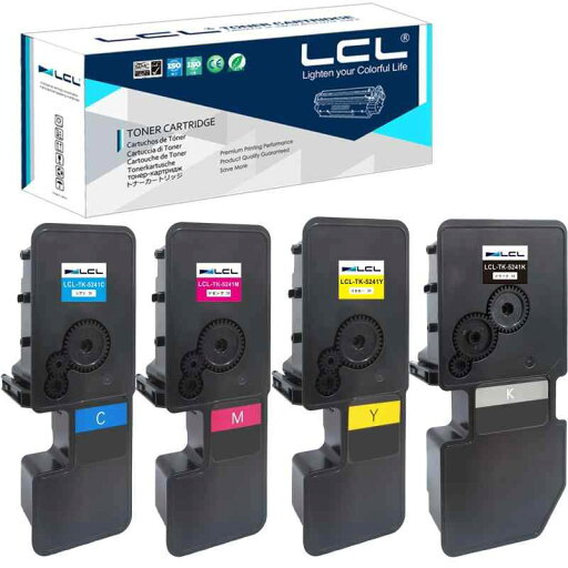 LCL (4色セット ブラック シアン マゼンタ イエロー) Kyocera用 京セラ用 TK-5241 TK-5241K TK-5241C TK-5241M TK-5241Y 互換トナーカートリッジ 対応機種:Kyocera ECOSYS M5526c LCL (4色セット ブラック シアン マゼンタ イエロー) Kyocera用 京セラ用 TK-5241 TK-5241K TK-5241C TK-5241M TK-5241Y 互換トナーカートリッジ 対応機種:Kyocera ECOSYS M5526c