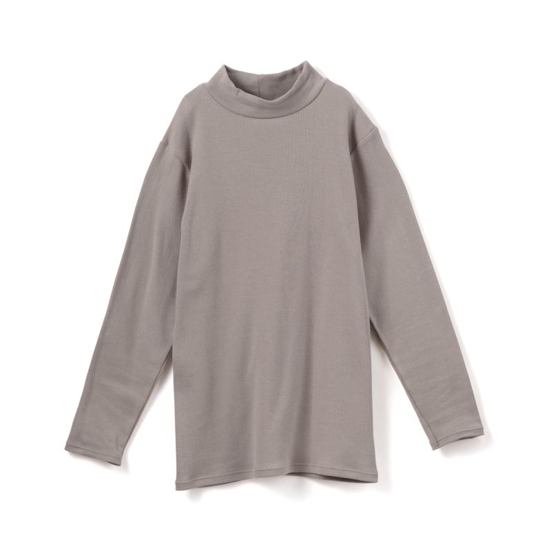 [白鷺ニット] 綿日和 両面起毛 綿100% 8分袖 ハイネック レディース インナー シャツ 秋冬 エイトロック編み 肌着 婦人 トップス K6461T-E