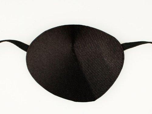 片目眼帯 コスチューム用小物 黒 男女共用 約7.5*5.5cm