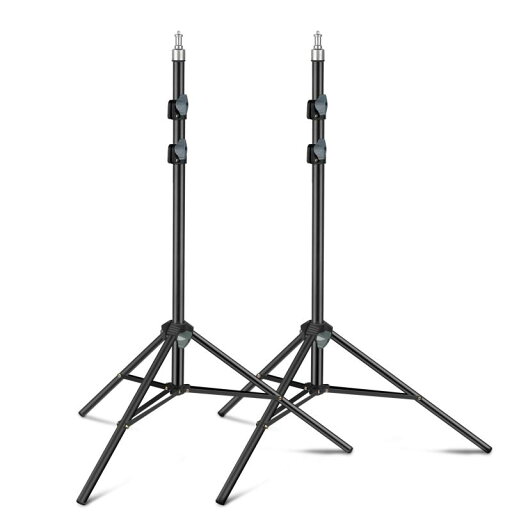 Hemmotop 撮影用 ライトスタンド 2本キット 2m ストロボスタンド 写真スタジオ用 vive 三脚 アンブレラ ビデオライト ソフトボックス用 フラッシュスタンド 黒 スチール合金製 Hemmotop 撮影用 ライトスタンド 2本キット 2m ストロボスタンド 写真スタジオ用 vive 三脚 アンブレラ ビデオライト ソフトボックス用 フラッシュスタンド 黒 スチール合金製
