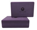 TEEYAR ヨガブロック 2個セット 無臭の高級素材 高密度/硬い 2サイズ 23 x 15 x 7.2cm(230g x2) また 大きい 23 x 15 x 10cm(320g x2) 初心者/上級な ヨガぶろっく (Yoga block set)(4)