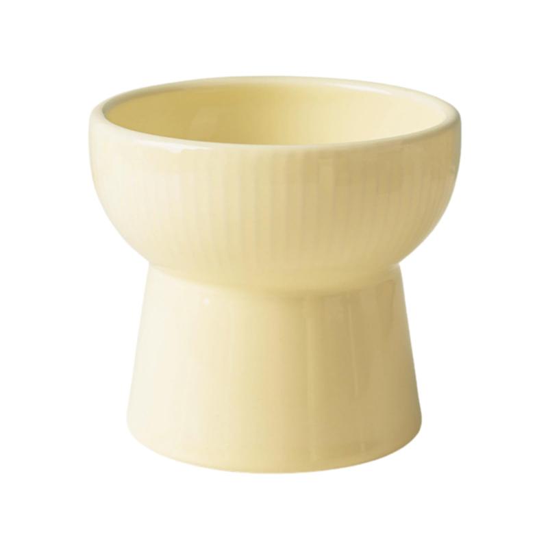 Riblind ペットボウル 脚付き フードボウル 水入れ 餌入れ 犬 猫 食器 陶器製 安定感 こぼれにくい 洗いやすい おしゃれ ペット用食器