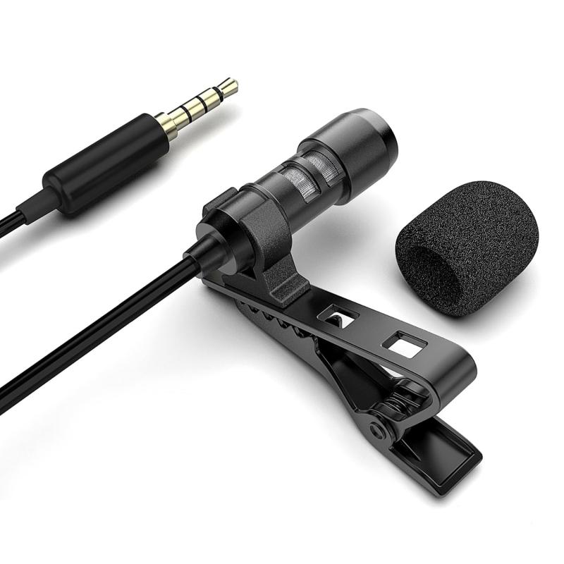 FIFINE クリップマイク ミニマイク ピンマイク コンデンサーマイク スマホ パソコン/スマホ対応 PC/iPhone/Android/iPad/カメラ対応 YouTube Vlog TikTok ゲーム実況 レコーディング ボイズチャット カラ