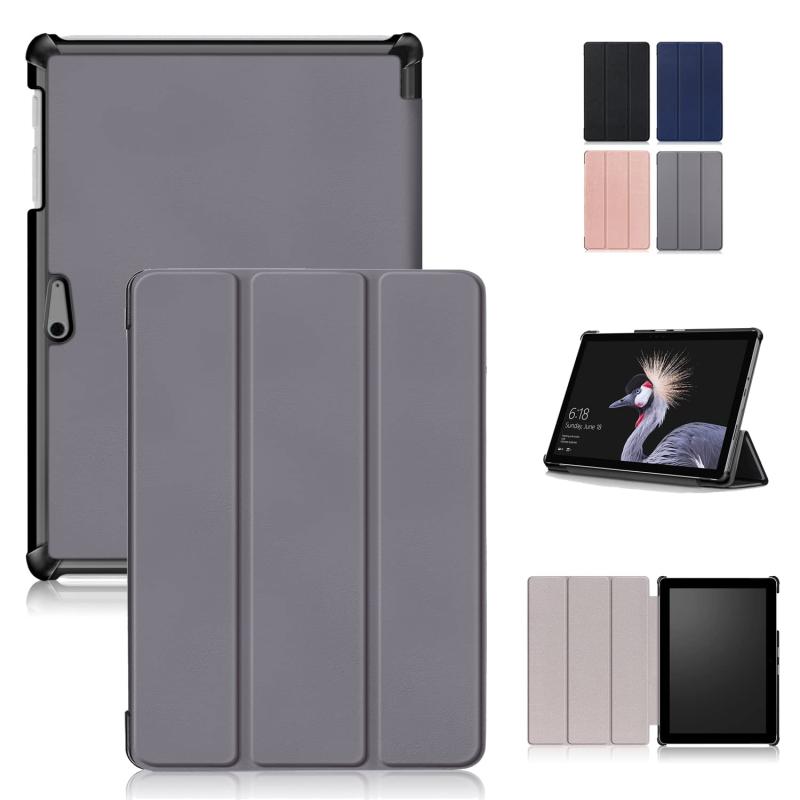Duanr Microsoft Surface Go 3/ Surface Go 2/ Surface Go 10.5インチ 専用ケース カバー スタンド機能 三つ折り 折り畳み 衝撃吸収 耐衝撃 タブレットケース