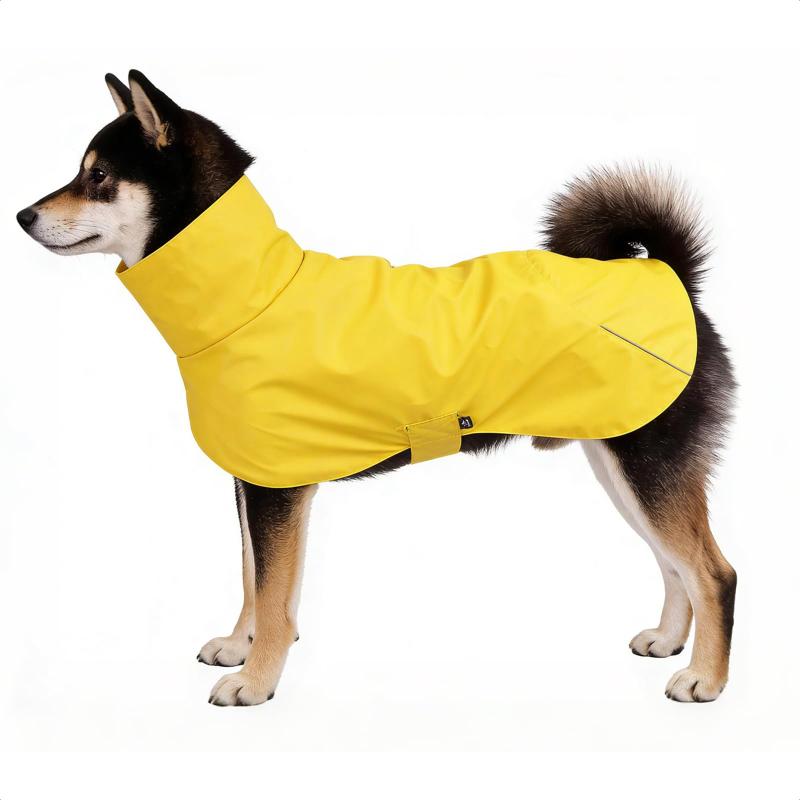Marscharm 犬 レインコート 犬カッパ 犬服 犬ジャケット ペット雨具 軽量 防水 通気 犬コート 犬用雨合羽 梅雨対策 雪対策 着脱簡単 ドッグ レインコート 小型 中型 大型犬用