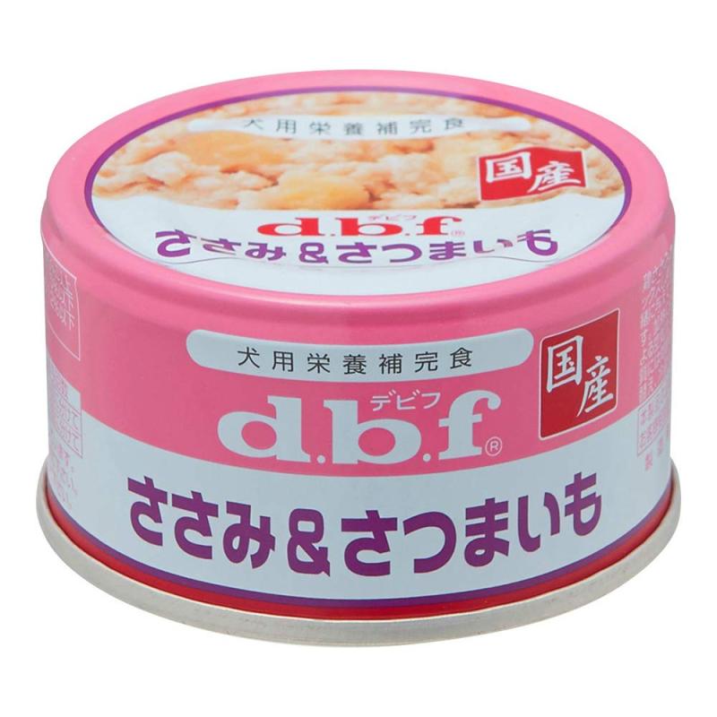 デビフ ドッグフード ささみ&amp;さつまいも ピンク 犬 全カテゴリー 85グラム (x 6) (まとめ買い)