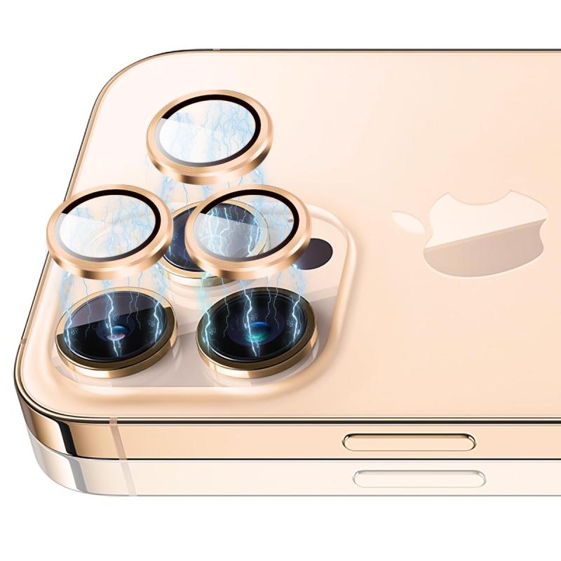 乐天商城 - 【3個セット】対応 iPhone 14 Pro/iPhone 14 Pro Max カメラフィルム アルミ合金＋強化ガラス製 iphone14pro/iphone14promax 用 レンズフィルム カメラ保護フィルム 対応 アイフォン14プロ/アイフォ