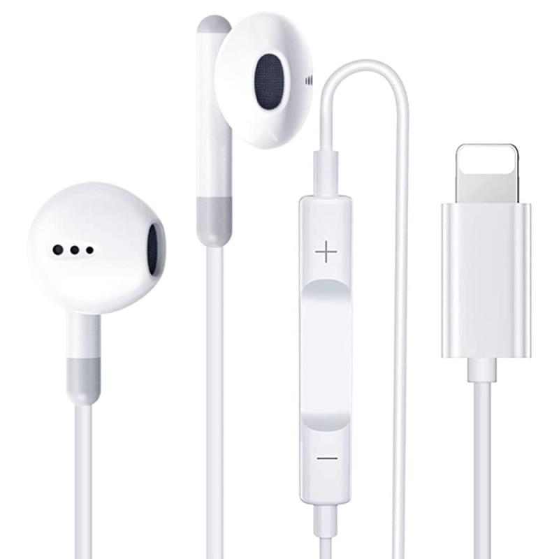乐天商城 - iPhone イヤホン 【2023改良型4色オプション】有線 イヤフォン 重低音 マイク付き 音量調節 通話対応 ヘッドホン 対応iPhone14/13/12/11/SE/X/XS/XR/XS Max/8/8P/7/7P/iPad/iPod