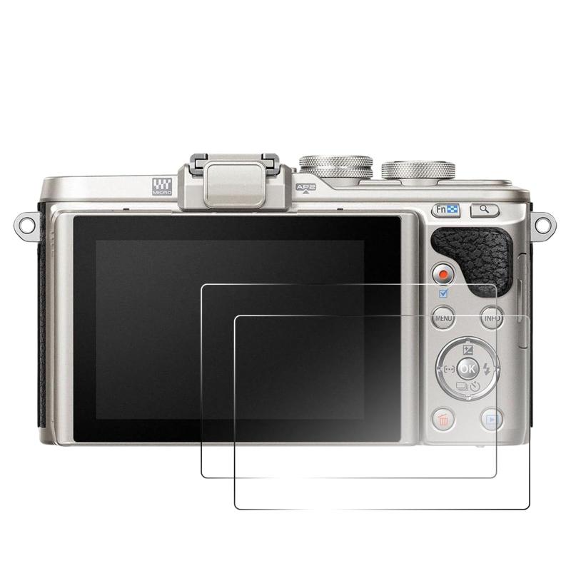 2枚セット スクリーンプロテクター 互換 Olympus E-PL9 E-PL E-PL7 E-P5 PEN-F 対応 9H硬度 強化ガラス 液晶保護フィルム デジタルカメラ アクセサリー 傷防止 指紋防止