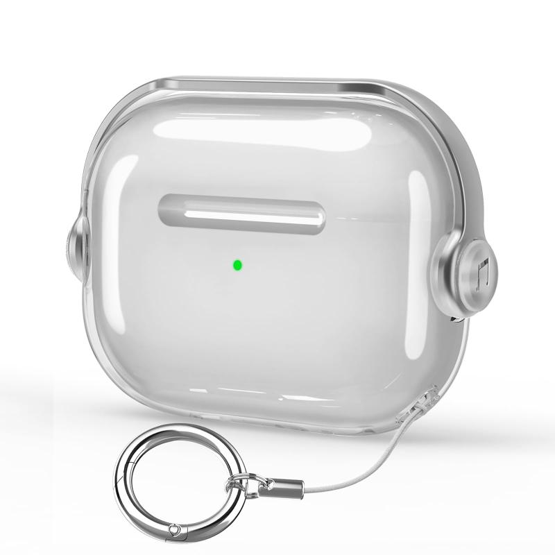 AirPods ꡼  åդ TPU ݸ LEDĻ Ѿ׷ 磻쥹б ӥդ